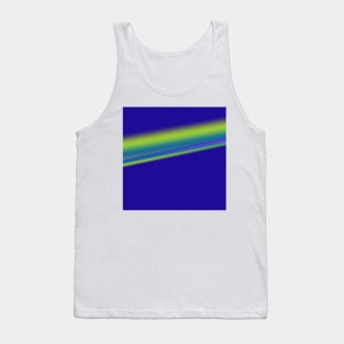 blue green yellow texture art Tank Top